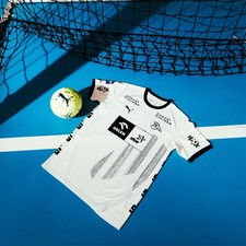 PUMA THW KIEL BUNDESLIGA KIDS HEIM TRIKOT GRÖSSE 116 HOME JERSEY JR WHITE