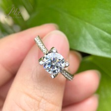 0.5~2KT Rund Moissanit