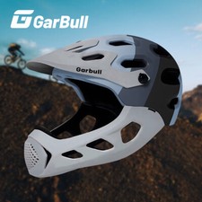 GarBull Fullface Fahrradhelm Helm Kinnbügel abnehmbar Downhill BMX Helme 56-62cm