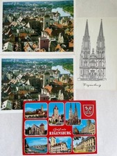 REGENSBURG - 4 alte Postkarten - ungenutzt