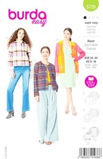 Burda Easy Schnittmuster Nr. 5729 - Blazer - Jacke - 3 Varianten