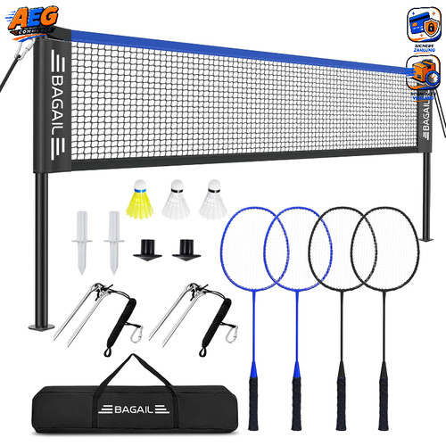 Badmintonnetz set 1 55m - badmintonnetz-set, x