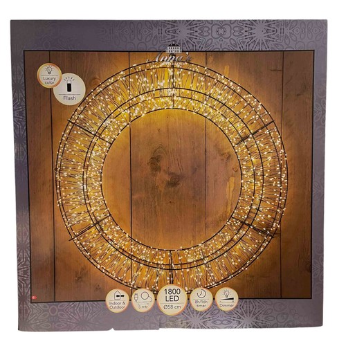 Led kranz weihnachten 58cm - led,