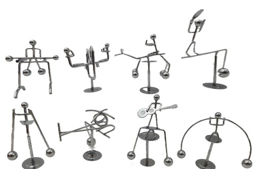 Metallfigur auf einem