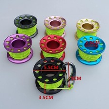 Legierung Tauchen Finger Reel Spool Mit Snap & 10m für Wasser Sport Tauchen