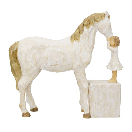 Gilde dekoobjekt figur pferd - gilde,
