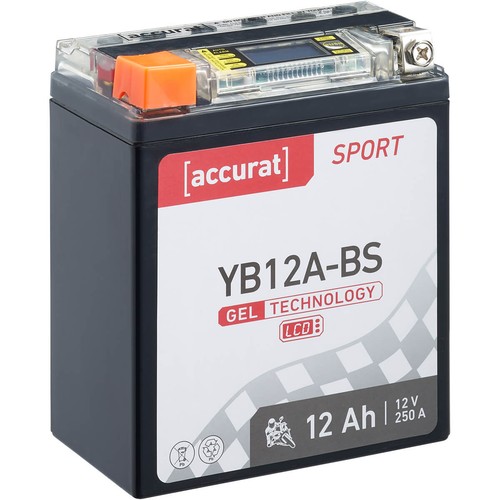 Motorradbatterie yb12a gel - motorradbatterie,