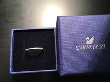 swarovski ring 49, Silber mit