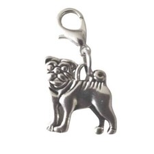 Mops Hund Charm Anhänger