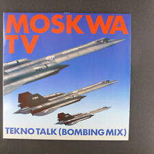 Maxi Single 12" Vinyl Moskwa TV – Tekno Talk (Bombing Mix) - AA1728 B11