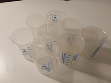 Messbecher 250ml aus Kunststoff mit Skala PP 135°C MAX