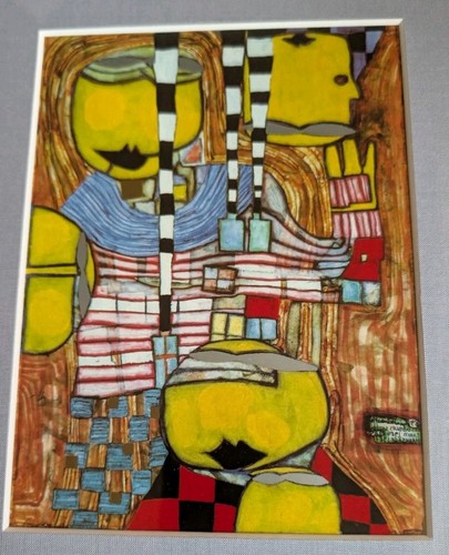 Hundertwasser kunstdruck werk - hundertwasser,