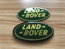 Neu 2x Schwarz-Gold Land Rover