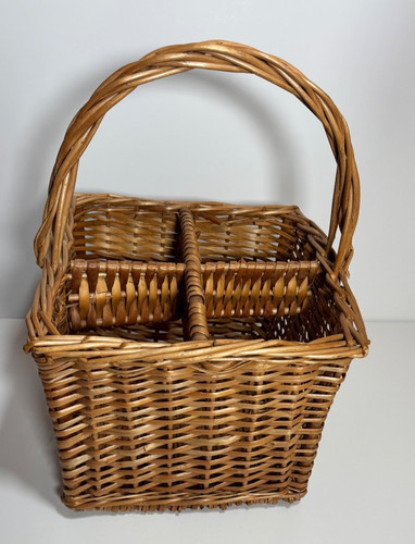 Vintage handgefertigter korb - vintage,