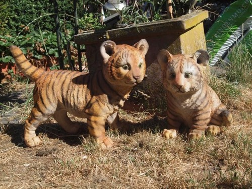Tiger deko figur löwe - tiger,