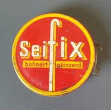 Alte Blechdose Dose Seitfix Bohnerwachs (j)