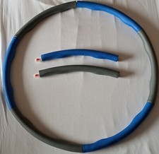 Hula Hup Bauchtrainer mit Massage-Effekt, 8 Elemente zerlegbar