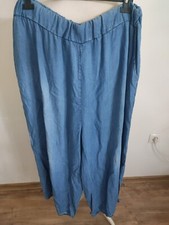 MOONSHINE MADE IN ITALY leichte Lagenlook Hose Jeans Tencel  Gr. 3 ( 52/54 ) NEU