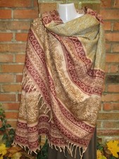 Decke Schal Plaid Deckenschal, Decke wickeln Winter Paisley Musterung Nepal bunt