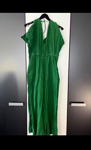 Zara damen overall grün l - grün,
