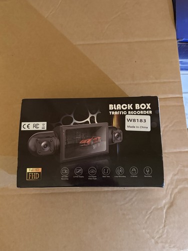 Black box traffic recorder - black,