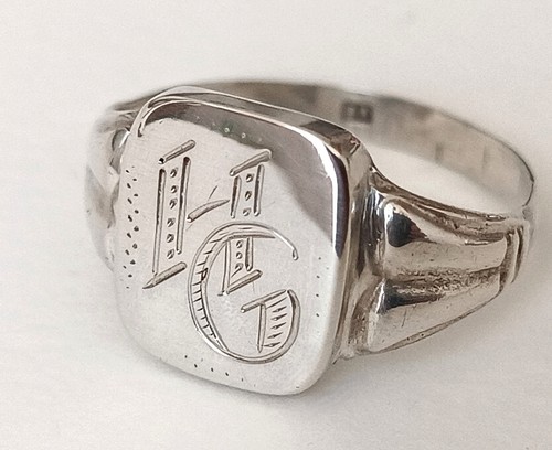 Siegel ring silber antik - siegel, art