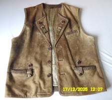 Herren Trachten Leder-Weste
