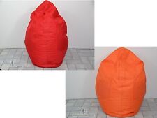 Sitzsack Sitzsäcke 70x50cm Rot/Orange Taschenoptik Sessel Sofa Kissen Liege NEU