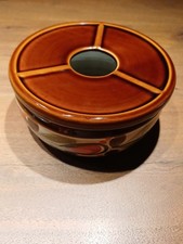 Vintage 70er Stövchen  Schramberg Bernau Retro Design  Geschirr SMF Braun 