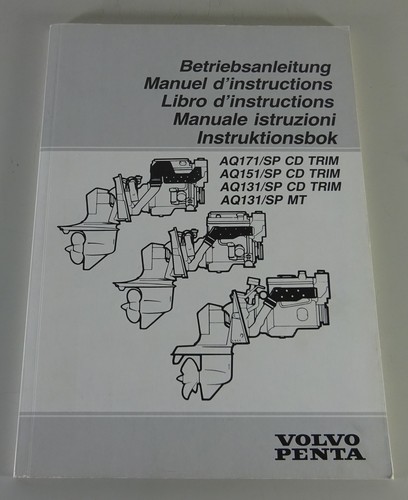 Betriebsanleitung volvo penta - betriebsanleitung,