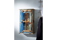 Altholz vintage wandschrank - altholz,