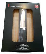 Zwilling Schneideset 2 tlg Vier Sterne Kochmesser & Zwilling Bambus Schneidbrett