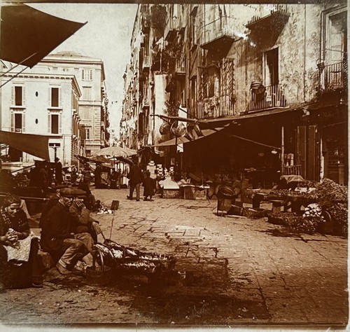 Italien neapel markt einer - in,