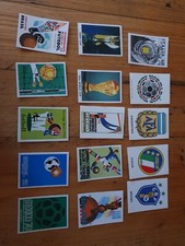 Panini WM 1970-1990 Plakate, Embleme, Pokale WCS RAR World Cup Story 