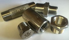NPT EDELSTAHL 316 ROHRBESCHLÄGE 1/8"" - 1"" 3K BEWERTET ****NPT GEWINDE****