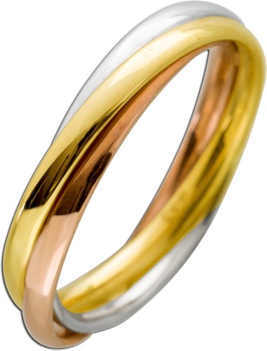 Trinity tricolor dreifach ring - dreifach,