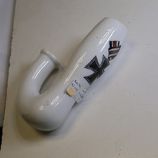 Große, patriotische Porzellankopfpfeife 16 cm      D2