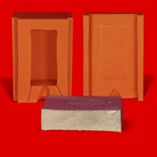 Zinngießform Barren 1er ca