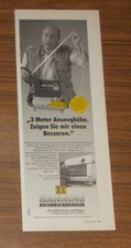 Seltene Werbung HANNING HOCHDRUCKREINIGER Manfred Krug Wohnmobil 1989
