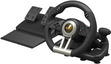 PXN-V3 Pro Schwarz Game Racing Steering Wheel Compatible with PC/PS3/4/XBOX ONE