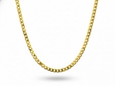 Goldkette 585 Panzer 14K 50 cm