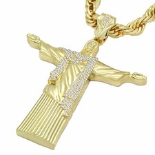 Gold Plated XL Christ The