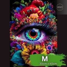 Diamond Painting Bild, 30cm X 40cm /  Verzaubertes Auge