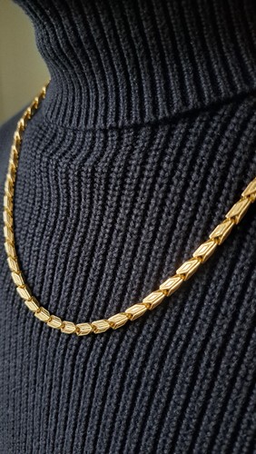Halskette 585 k gelbgold - 14,