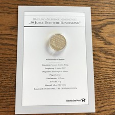 10 € Silber Münze