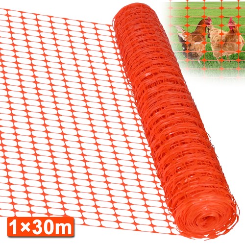 30m zaun hdpe bauzaun warnnetz - 30m,