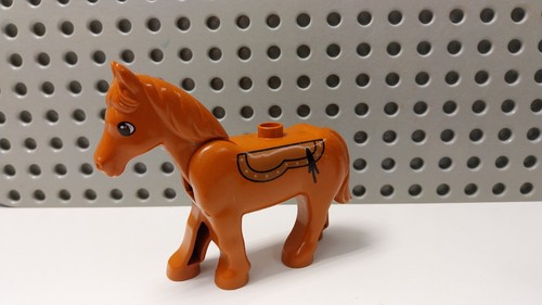 Lego duplo pferd hellbraun - duplo,
