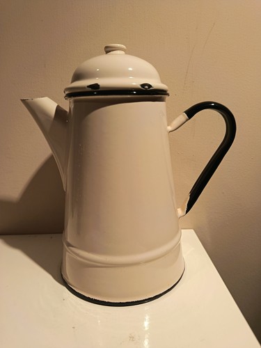 Vintage kaffeekanne creme - vintage,