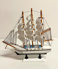 Wunderschöne maritime Deko, Schiffsmodell aus Holz, Höhe: 22 cm