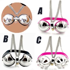 Edelstahl Keuschheit BH A-D